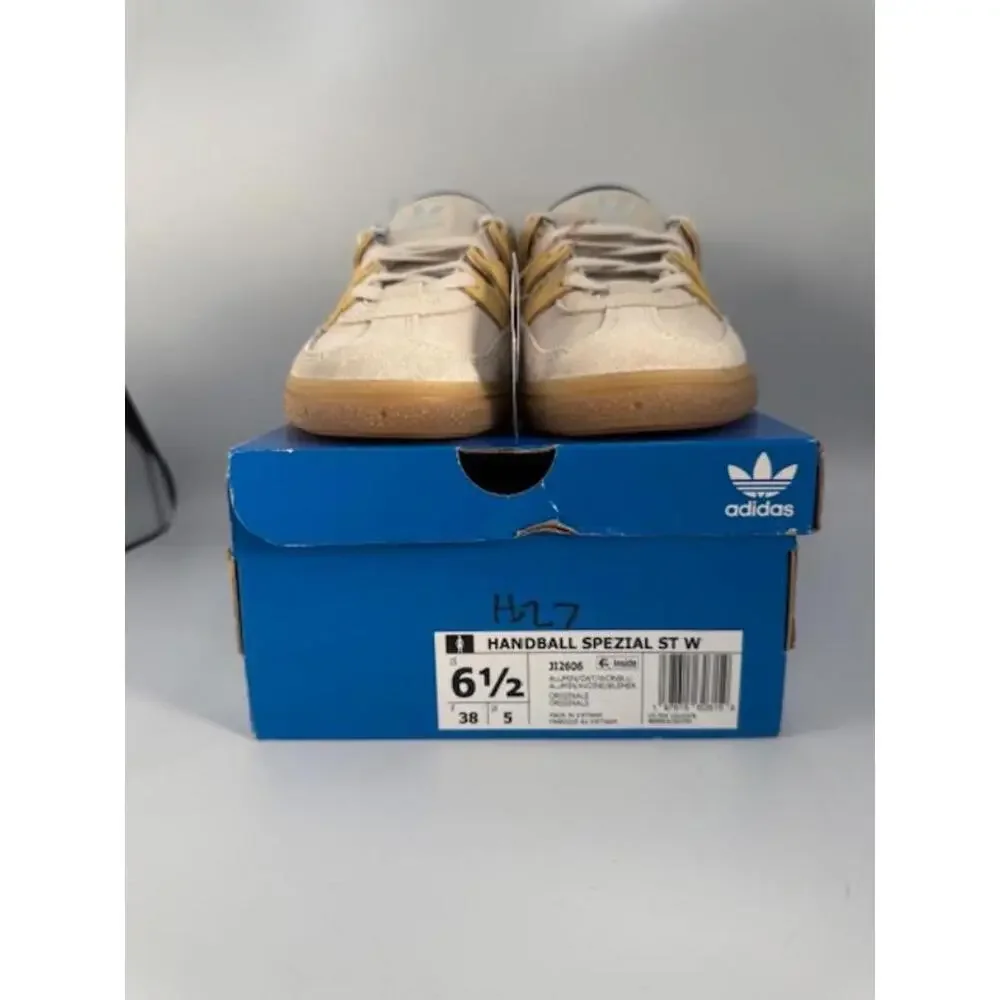 Adidas Handball Spezial ST Aluminum/Oat/Wonder Blue W Sz 6.5 - Picture 3 of 7